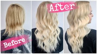 How to apply TAPE IN HAIR EXTENSIONS 🌸 TUTORIAL for short and thin hair ft Elitchi [upl. by Rior]