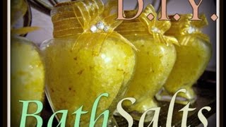 37 Aromatherapy Bath Salts DIY [upl. by Ainotahs]