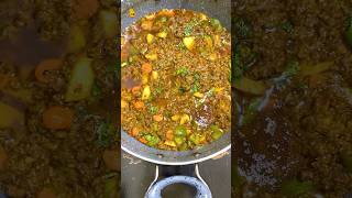 Beef Mince Stew Make it tonight onepotmeal beef qeema stew beefkeemarecipe shorts mince fyp [upl. by Weinreb]