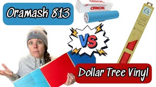 Comparing Oramask 813 with DOLLAR TREE VINYL  Which One is Better for CNC Carving amp Sign Painting [upl. by Rhetta]