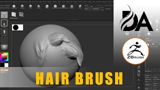 How to Make a HAIR BRUSH in ZBrush Tutorial [upl. by Aihtenyc308]