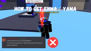 Blox Fruits HOW TO GET ENMA  YAMA TRUE REQUIREMENTS [upl. by Frolick]