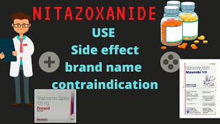 NitazoxanideNizonide 500 Tablet useside effects Safety advice [upl. by Marybelle]