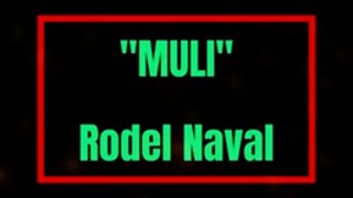 Muli by Rodel Naval Original Key Karaoke [upl. by Annaeiluj284]