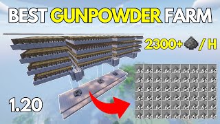 BEST GUNPOWDER FARM for Minecraft Bedrock 120 [upl. by Polik773]