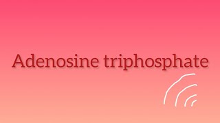 How do we get energy from ATP Adenosne Triphosphate [upl. by Amsirahc]