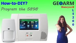 Honeywell 5898  How to Program into the L5200 System [upl. by Lledraw]