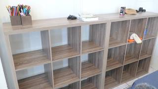 9 Cube Organizer Storage Bookcase Bookshelf [upl. by Blatt]