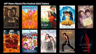 MMFF 2023 Entries Full Trailers  ALL MOVIES  49th Metro Manila Film Festival [upl. by Jeanine]