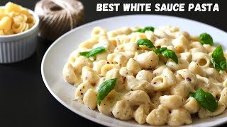 White Sauce Pasta Any One Can Make  How To Make Classic White Sauce Pasta  Creamy amp Cheesy Pasta [upl. by Skerl]