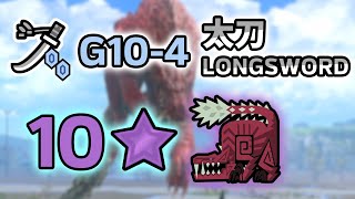 MHNow Critical Boost Longsword vs ★10 Odogaron [upl. by Kosiur]