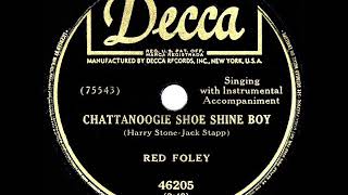 1950 HITS ARCHIVE Chattanoogie Shoe Shine Boy  Red Foley a 1 record [upl. by Nedyarb511]