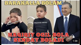 BU BOLAKAY HAMMANI LOL QOLDIRDI KORING BUNDAY BOLALAR BIZGA KERAK [upl. by Box]