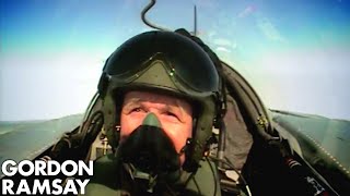 Cooking for RAF Pilots  Gordon Ramsay [upl. by Enirahtak]