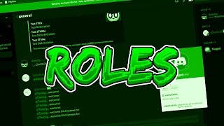 ROLES  Discord Bot Coding Tutorial 4 Node JS amp Discord JS [upl. by Yrojram]