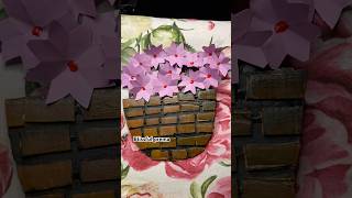 Handmade home decor idea 🌸 shortsvideo craft papercraft viralshort [upl. by Eiggem805]