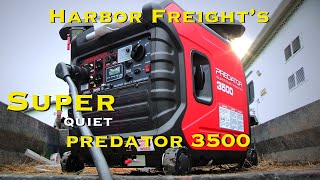 Harbor Freight’s PREDATOR 3500W SUPER QUIETInverter Generator [upl. by Janice]