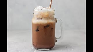 How To Make Iced Mocha At Home  Iced Mocha [upl. by Dduj]