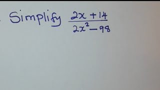 How To Simplify Fractional Algebraic Expressions – Step By Step Guide tutorial Part 1 [upl. by Salohcim]