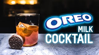 OREO Milk Punch  Cocktail Recipe [upl. by Earvin]