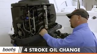 How to Change Engine Oil on FourStroke Outboard [upl. by Allie]