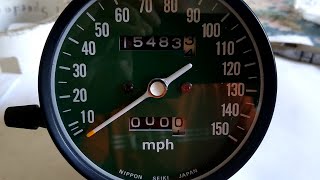 Speedometer Repair Motorcycle Honda GL 1000 [upl. by Nwadahs]