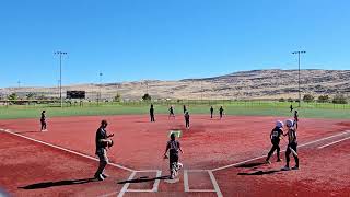 Suncats12Uscored eight runs in the first inning defeat Nv Hotshots Latham 12U 111 softballstrong [upl. by Notned]