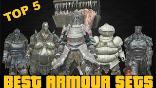 Dark Souls 3 TOP 5 BEST ARMOUR IN THE GAME SHOWCASE havel smough exile gundyr caterina [upl. by Netsirhc]