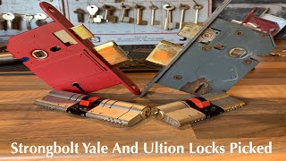 Strongbolt Yale And Ultion Locks Picked [upl. by Imre]