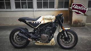 Husqvarna Vitpilen 401  custom bike  Desert camouflage [upl. by Wahs]