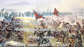 Confederate Song  I Wish I Was In Dixie Land with lyrics [upl. by Inez217]