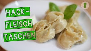 Saftige Teigtaschen mit Hackfleisch Füllung super einfach und lecker [upl. by Ainiger]