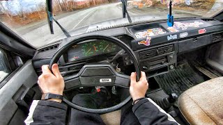 1991 MOSKVICH 2141 16 MT  POV TEST DRIVE [upl. by Toll957]