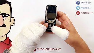 Nokia 3310 Bükülme Testi  Teknolojiye Atarlanan Adam [upl. by Yeslek]