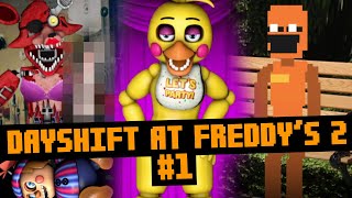 DAYSHIFT AT FREDDYS 2 es DEMASIADO BRUTAL  1 [upl. by Idette]