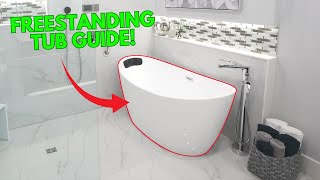 How to Install a Freestanding Tub [upl. by Akimrej]