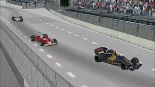 rFactor  F1 1978  Best moments from a very exiting race [upl. by Namyh]