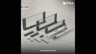 IPSA Full Extension Under Mount drawer system offers full drawer access with a hidden slide design [upl. by Ainex]