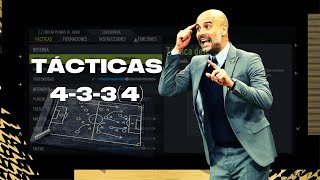 LA FORMACIÓN MÁS OFENSIVA Y DIVERTIDA DE FIFA 22 TÁCTICAS E INSTRUCCIONES DE LA 4334 [upl. by Loralyn]