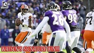 Unbelievable Walkoff field goal seals Browns stunning victory over Ravens [upl. by Wynne]