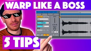 5 Essential Ableton Warping Tips Warping Modes  Tricks Tutorial [upl. by Ehctav434]