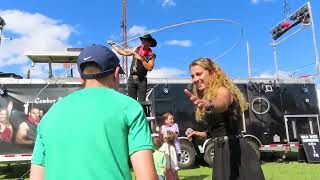 Cowboy Andy Rotz and Lindsay Leigh at The Schaghticoke Fair 8312022 Part 2 [upl. by Marijn36]