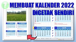 Cara Membuat Kalender Sendiri [upl. by Yahsal]