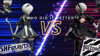 Nier Automata 2B Who did it betterSHFiguarts or BUZZMOD 2B shfiguarts buzzmod nierautomata [upl. by Wilden217]