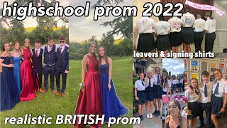 british high school prom vlog 2022 [upl. by Benilda]