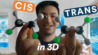 What does cistrans isomerism look like in 3D [upl. by Hunter]