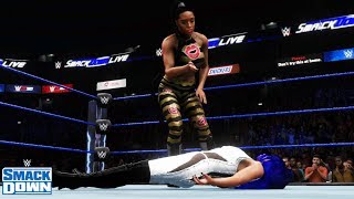 WWE 2K20 SMACKDOWN BIANCA BELAIR VS EMBER MOON [upl. by Ociredef305]