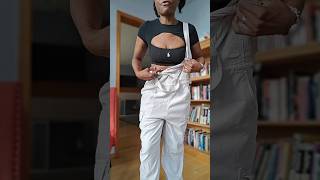 HOW TO WEAR OVERALLS 👩🏾‍🌾 ootd fashion [upl. by Krucik]