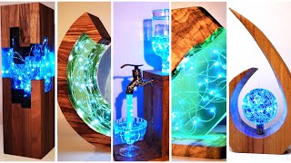 5 Most Amazing Epoxy Resin Lamps  Resin Art [upl. by Cnut945]