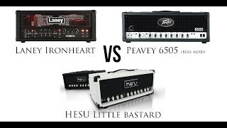 Laney Ironheart vs Peavey 6505 vs HESU Little Bastard  Metal Comparison [upl. by Tremaine]